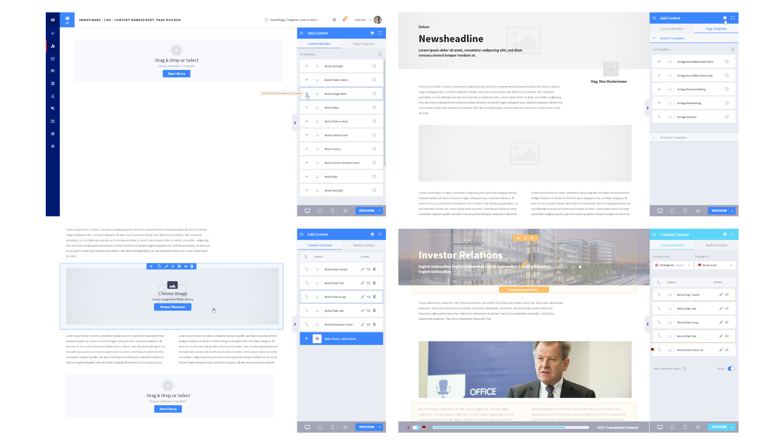 CMS Interface SiDsBiZ We Shape Your Ideas Into Reality CMS Interface SiDsBiZ We Shape Your Ideas Into Reality